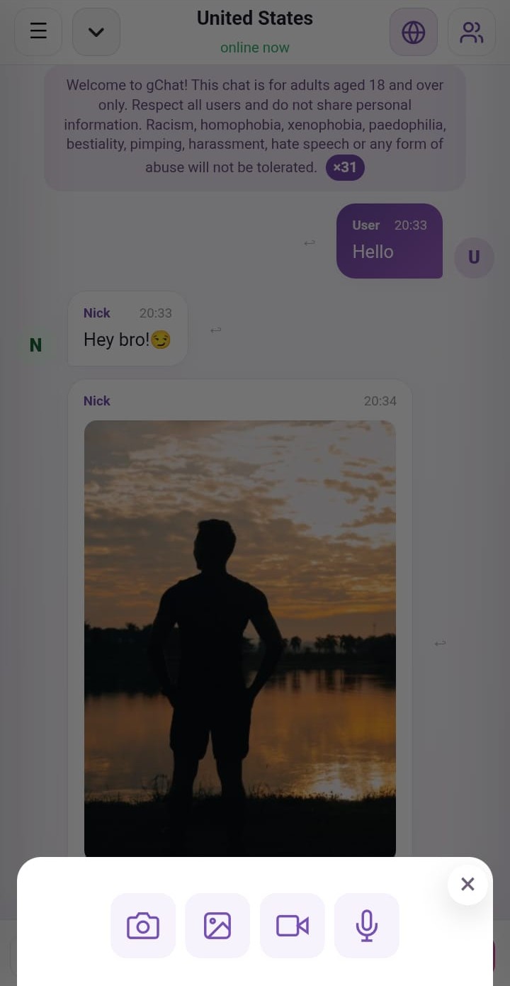 gChat screenshot 4