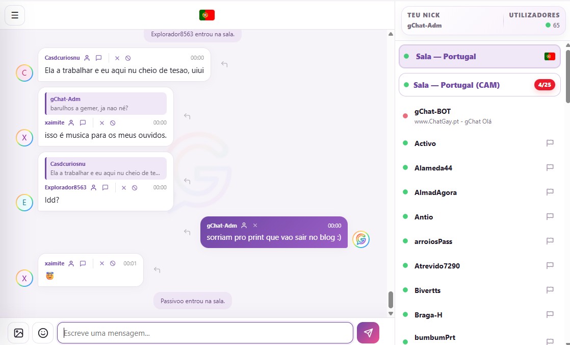 Imagem Chat Gay Portugal
